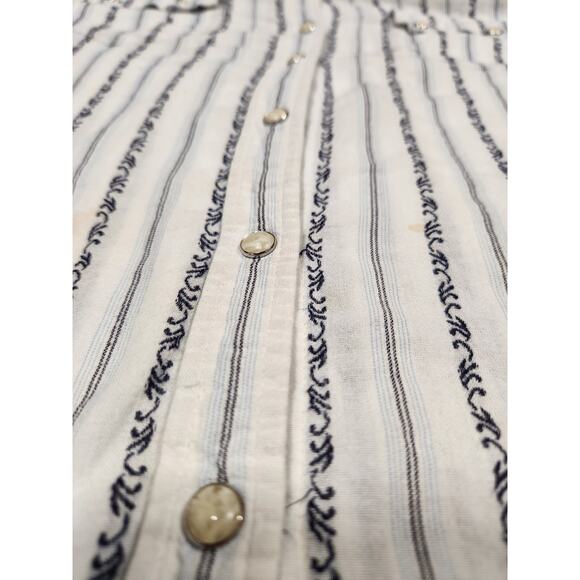 1990's Polo by Ralph Lauren western vibe - button up with pearl snaps size XL - Picture 4 of 8